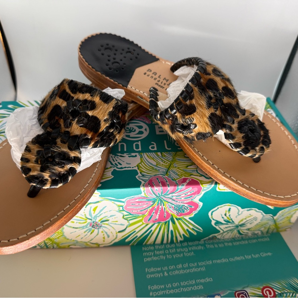 Palm Beach Leopard Print Sandals
Never worn